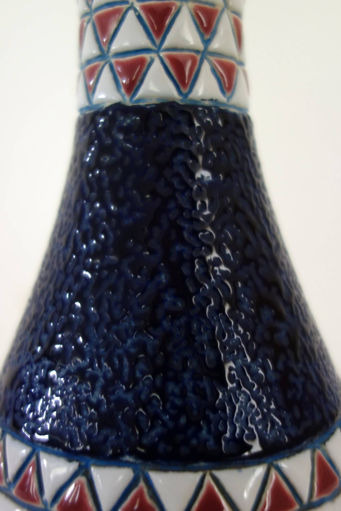 Art Deco ceramic vase with bird decoration by Amphora, 1920