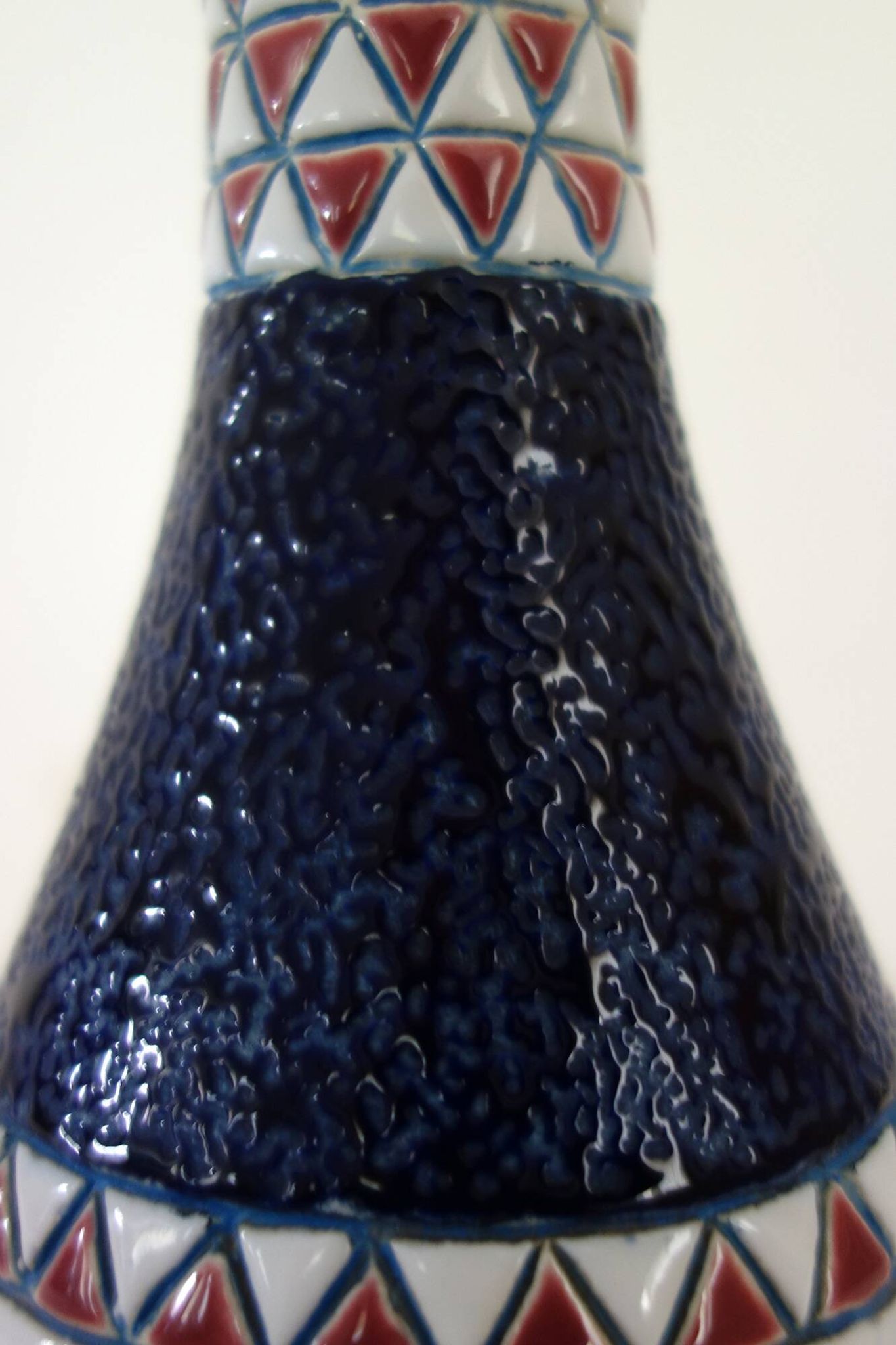 Art Deco ceramic vase with bird decoration by Amphora, 1920
