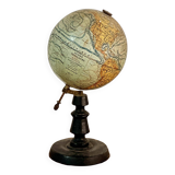 Terrestrial globe j. forest, geographical publisher in paris - early 20th century