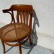 Bistro chair in curved wood and caning – Thonet style – 20th century seat