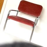 Chaise cantilever chromées vintage Bauhaus Cesca