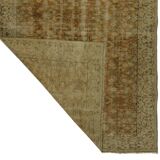 One-of-a-kind turkish handwoven vintage rug - rustic vintage charm 256x 169