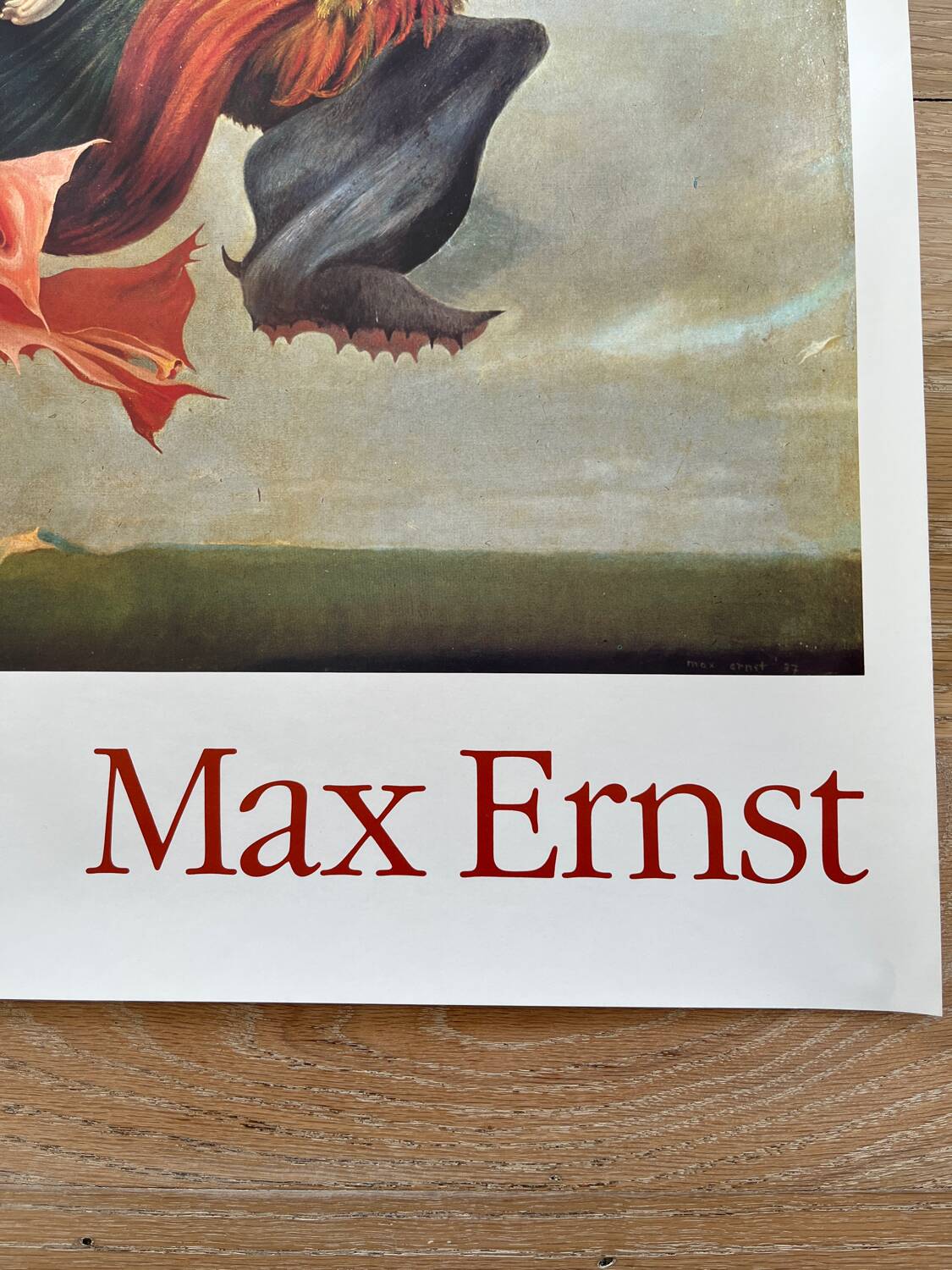 Lithograph Max Ernst The Angel of the Home