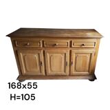 Solid wood sideboard