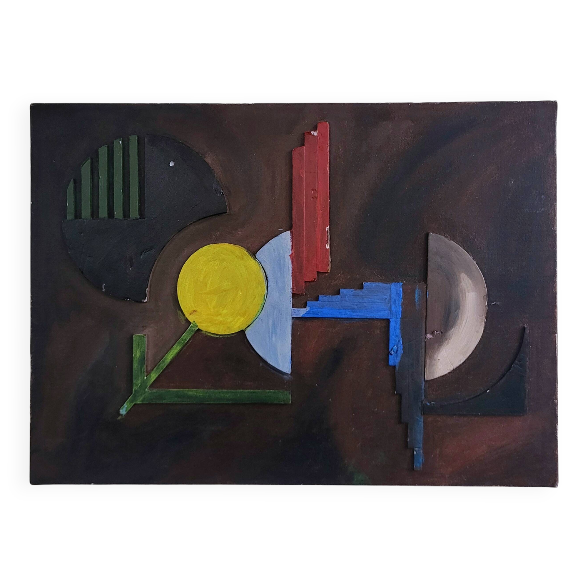 Toile abstraite de 1996