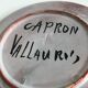Roger Capron's empty ceramic pocket plate located in Vallauris