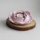 Clay candle holder