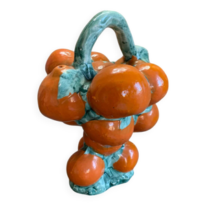 Cruche oranges en barbotine