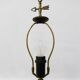 French midcentury Hollywood regency "Corinthian" floorlamp
