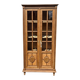 Oak display cabinet