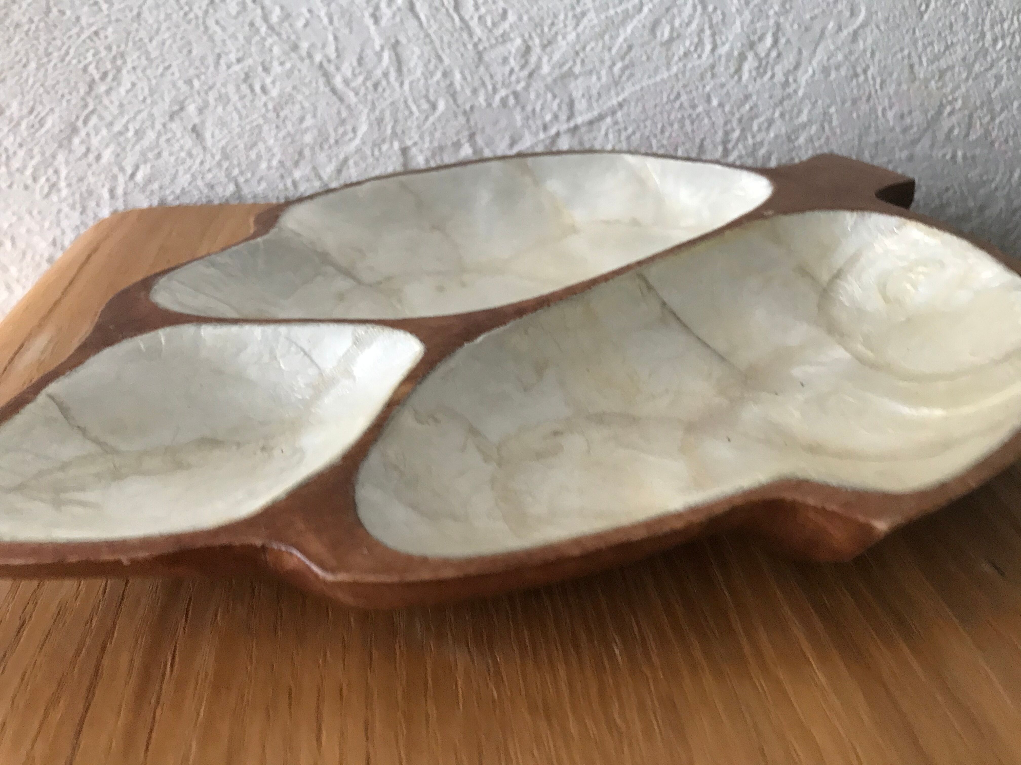 Empty pocket wood and mother-of-pearl