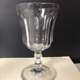 6 verres à eau en cristal taillé