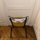 Suzie chair with printed backrest and velvet seat - Les Gambettes