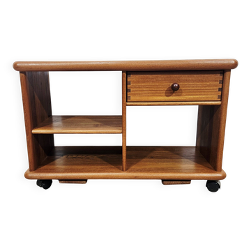 Meuble TV/Hi-Fi en teck unique – années 1970.