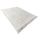 Tapis berbère graphique blanc