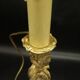 Large candlestick lamp in Rocaille / Rococo / Louis XV style from the 19th century - bronze