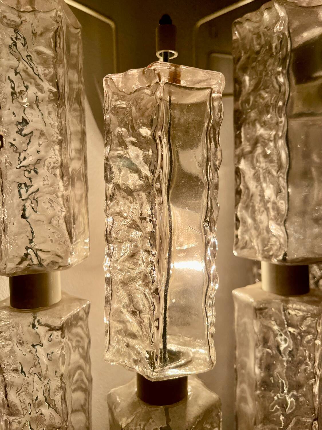 Paolo Venini grande Applique en verre murano , Italie 1960