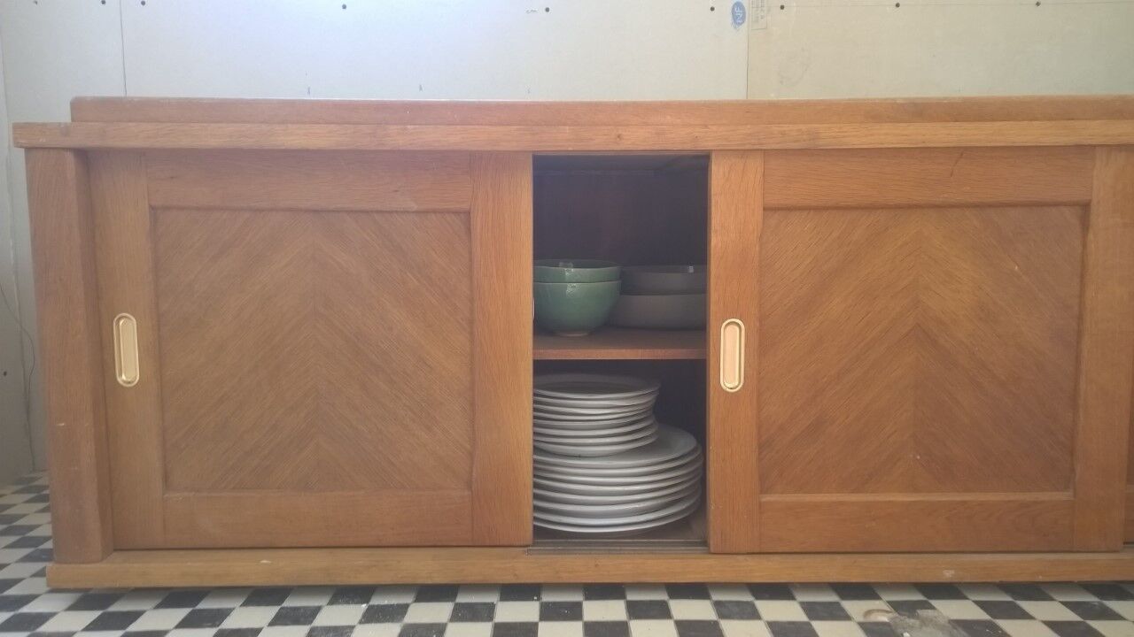 Vintage furniture 3 sliding doors