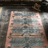 Vintage wool oriental rug - 245x157cm