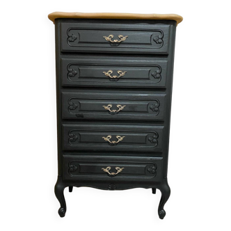 Louis XV style chiffonier chest of drawers