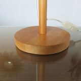 Scandinavian wooden lamp Denmark 1980