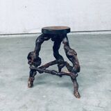 Handmade Vinewood and Oak Bar Stool, 1950s