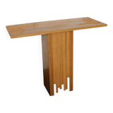 Modernist wooden console table, Italy