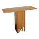 Modernist wooden console table, Italy
