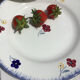 7 assiettes plates Mary Lou Digoin bord bleu