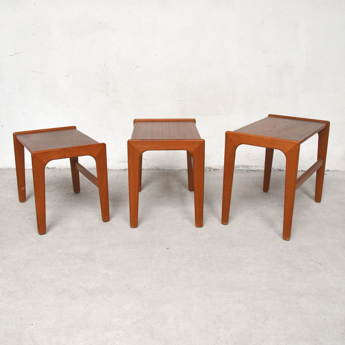 Tables in teak, Denmark 1960