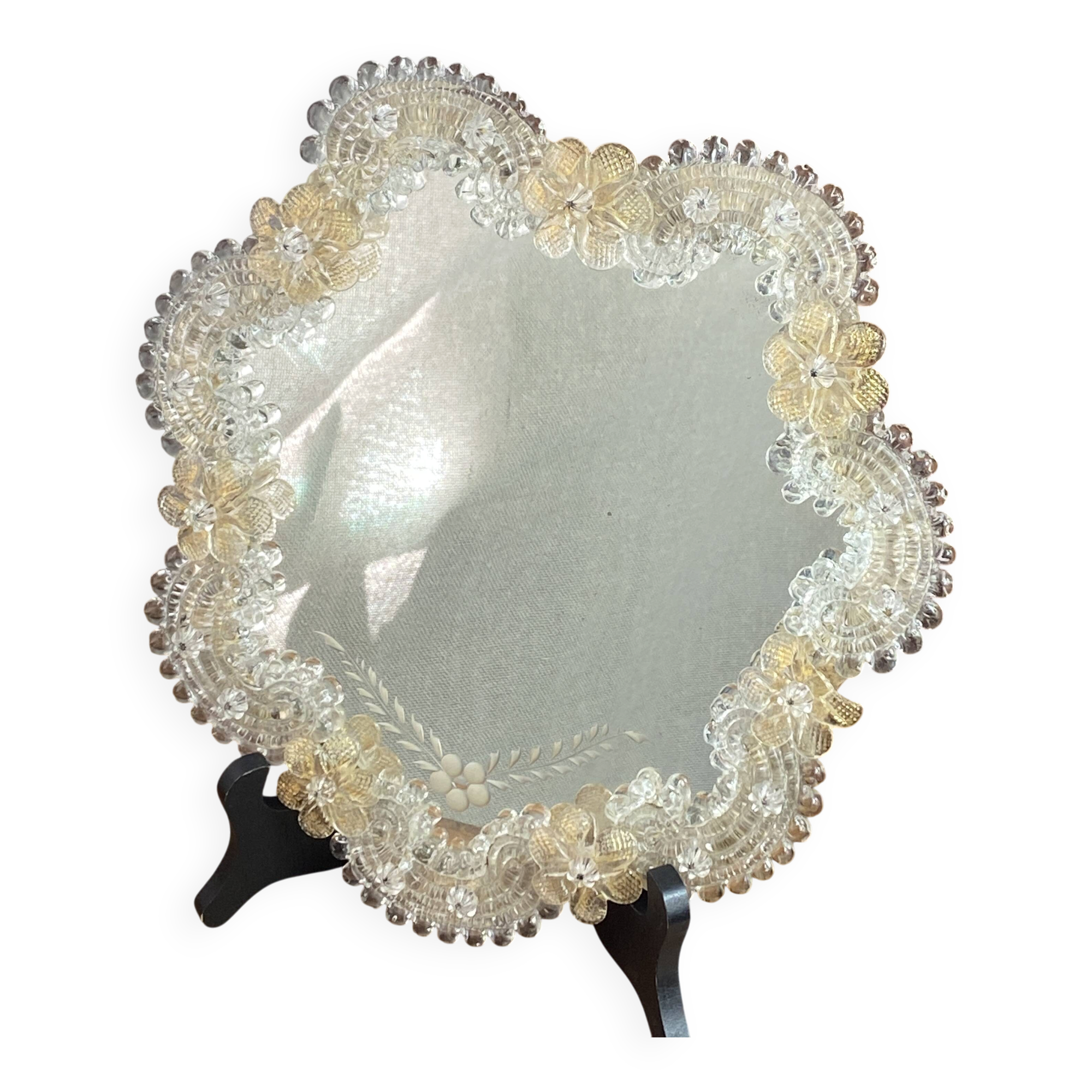 Venetian mirror made of Murano glass