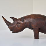 Decorative leather ‘Rhino’ designed by Dimitri Omersa, England, 1960’s.