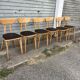 6 chairs model Banane stamped Lutherma 5 chairs model Banane stamped