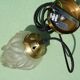 Art deco style glass suspension lamp lighting