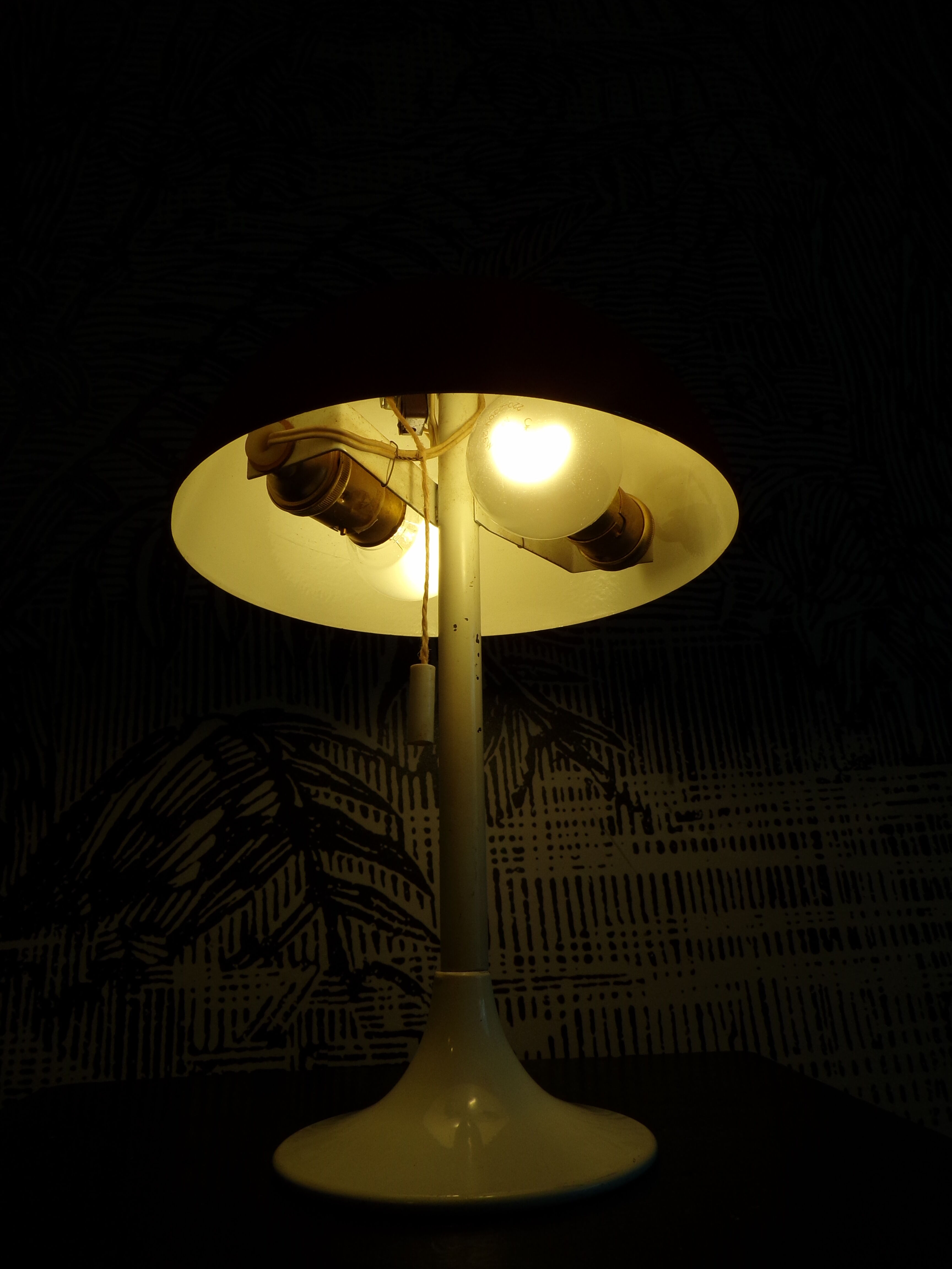 Vintage mushroom lamp Delmas