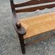 Banc anciens pieds tournés