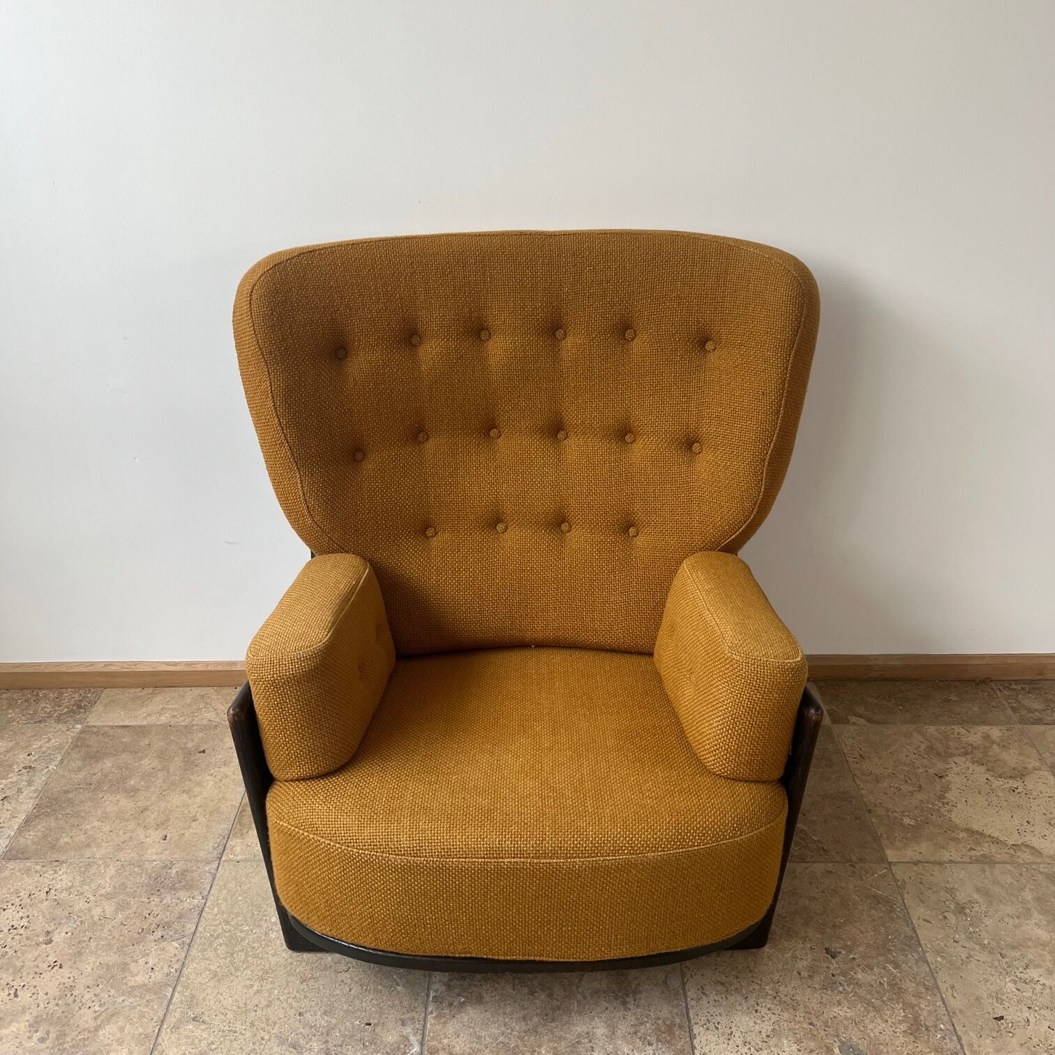 Guillerme et Chambron Oak 'Denis' Armchair