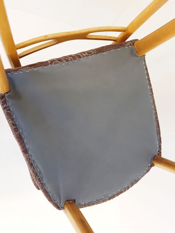 Suite de 4 chaises scandinaves 1960