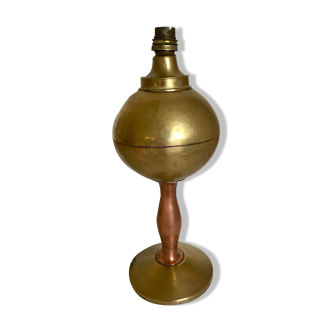 Vintage copper and brass lamp
