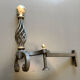 Chenets bronze et fonte