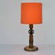 Large pine table lamp by Uno & Östen Kristiansson for Luxus, Sweden