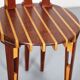 Rare Wooden Tomahawk Chair Masterpiece from the 90s