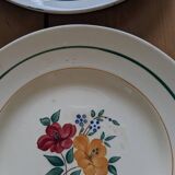4 assiettes plates Mariette St Amand