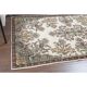 1970s Turkish Oushak Handmade Wool Cotton Beige Area Rug  119x208