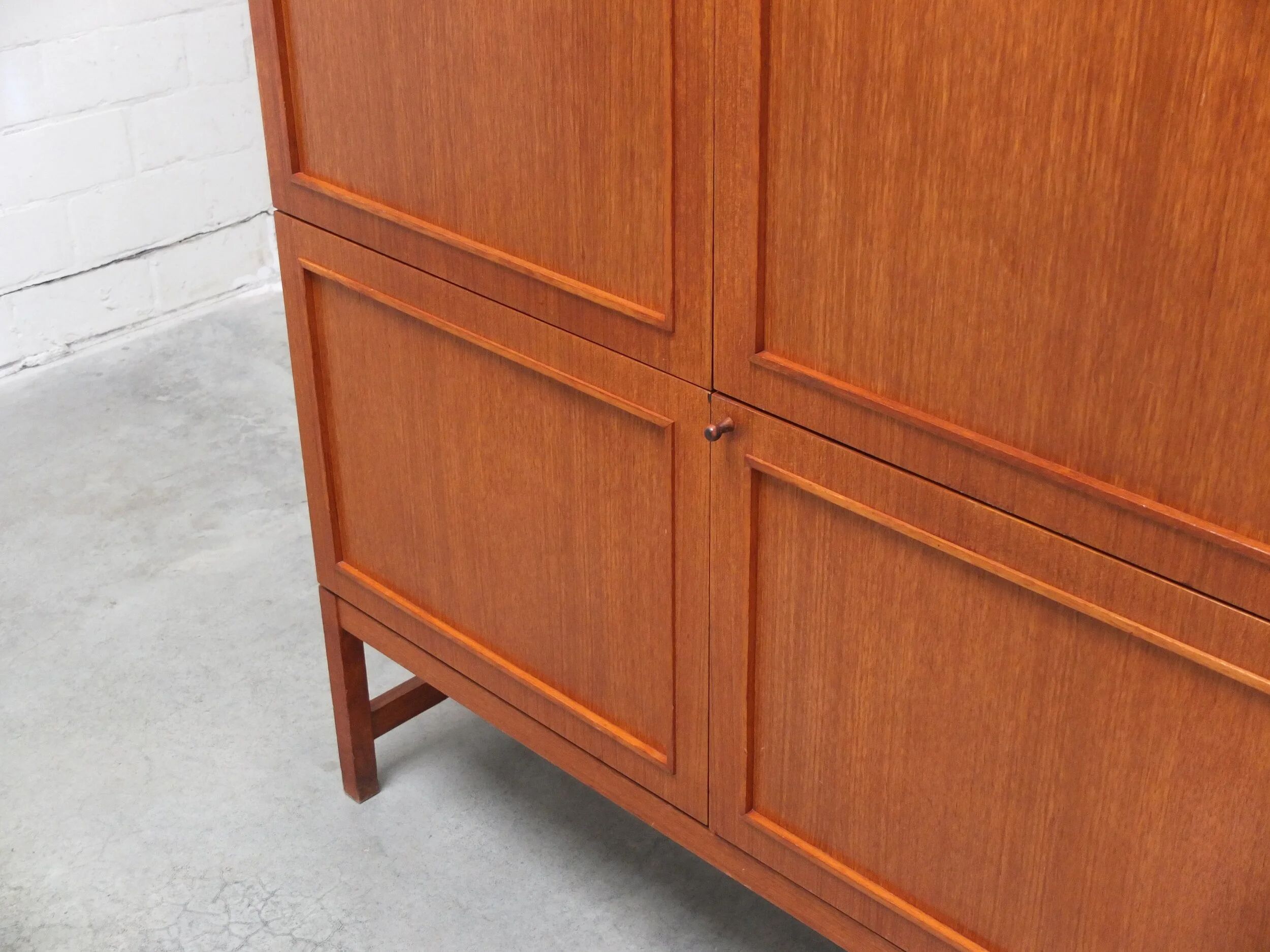 Decorative bar cabinet by Oswald Vermaercke for V-Form, 1966