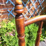 Set of 6 Fischel chairs in cane wood