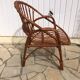 Rattan armchair