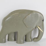 Art deco sculpture wood elephant,circa 1930's
