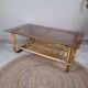 Table basse en rotin