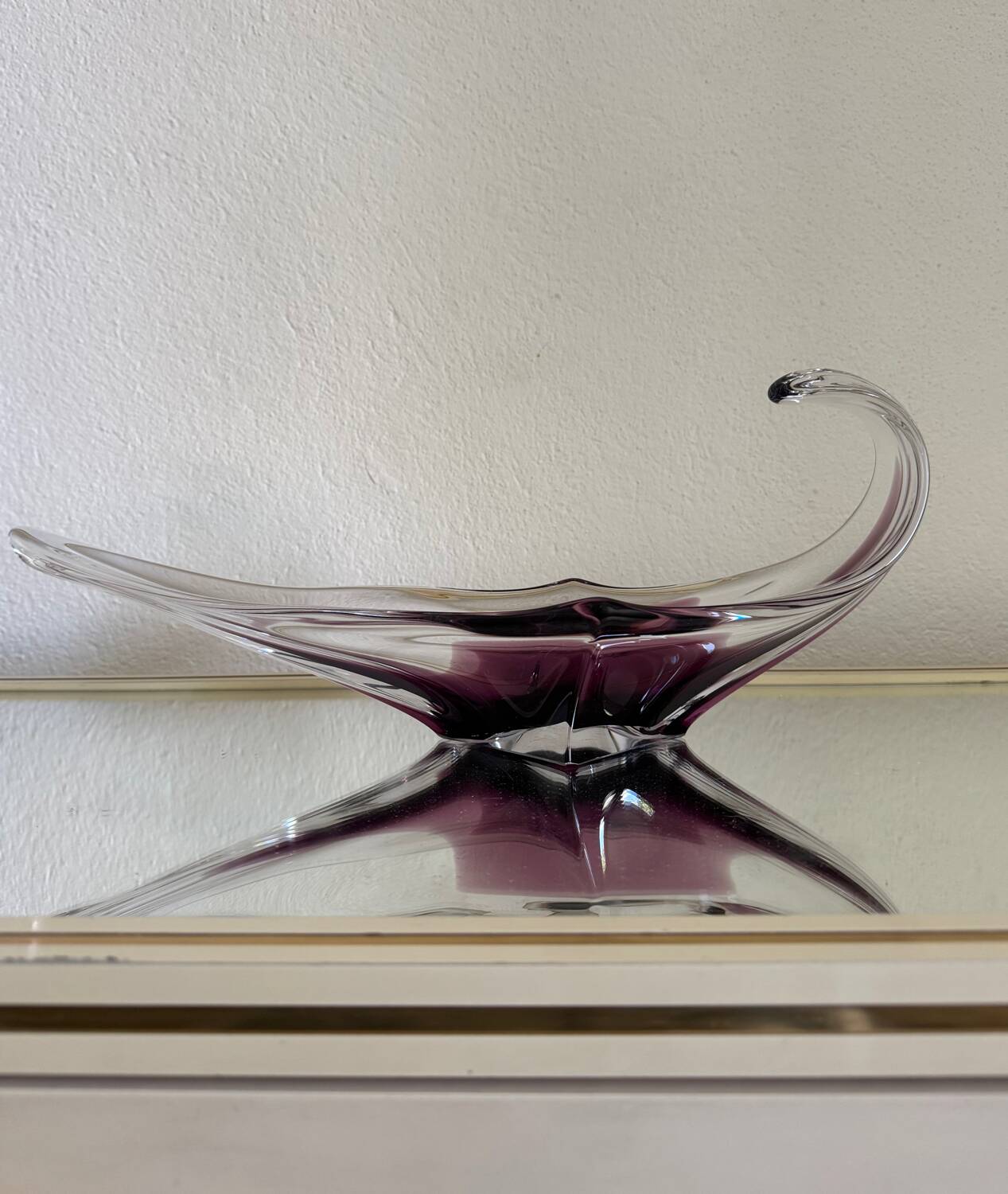 Amethyst crystal cup from the 70s